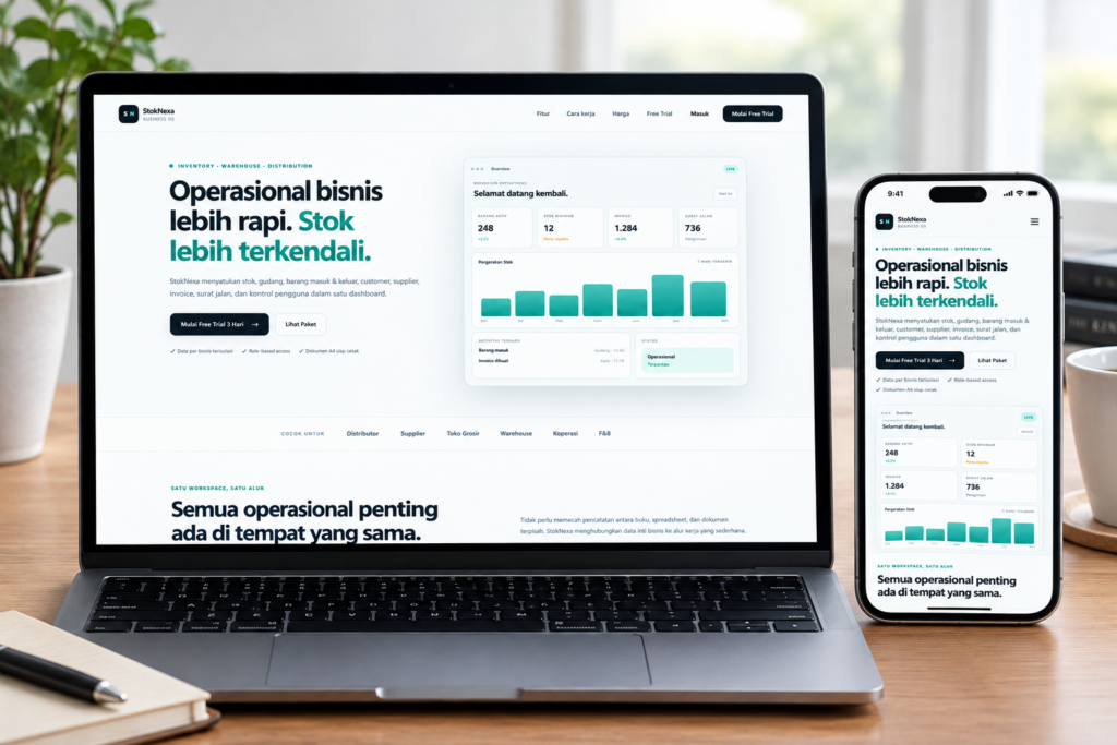 StokNexa — Inventory Management SaaS